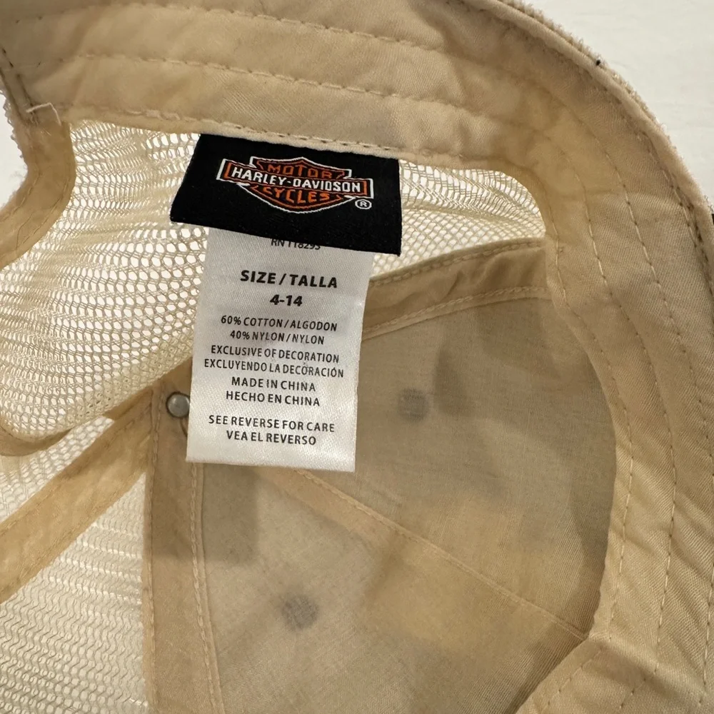 Child’s Harley Davidson Hat - Picture 4 of 5